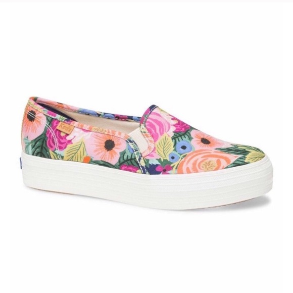 keds floral slip on